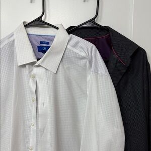Egara White and Black Dress Shirts